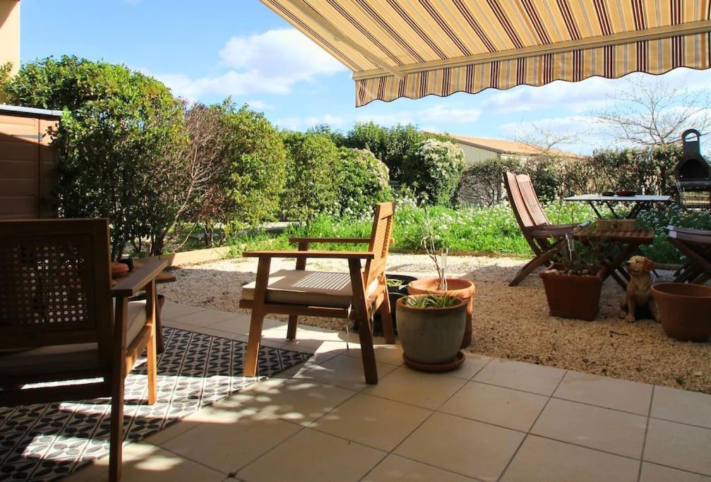 Cosy Appartement Entre Vignes Et Garrigue Avec Piscine Péret Eksteriør billede