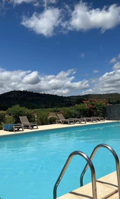 Cosy Appartement Entre Vignes Et Garrigue Avec Piscine Péret Eksteriør billede